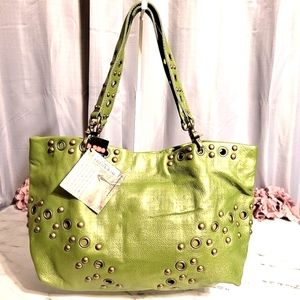 Handbag Leather By Hobo Intl In Red, Size:Large